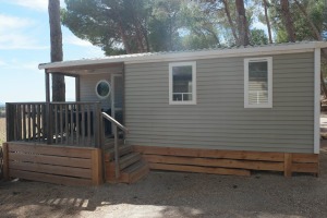 photo d'un mobil home 4 personnes du camping le bois de pins a salses